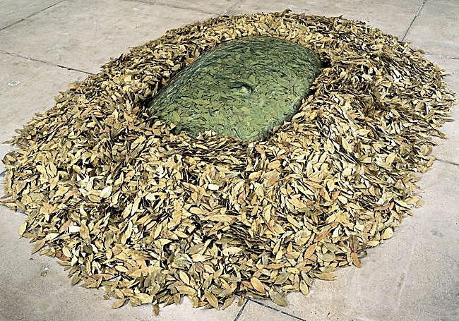 'Uña y hojas de laurel', de Giuseppe Penone.